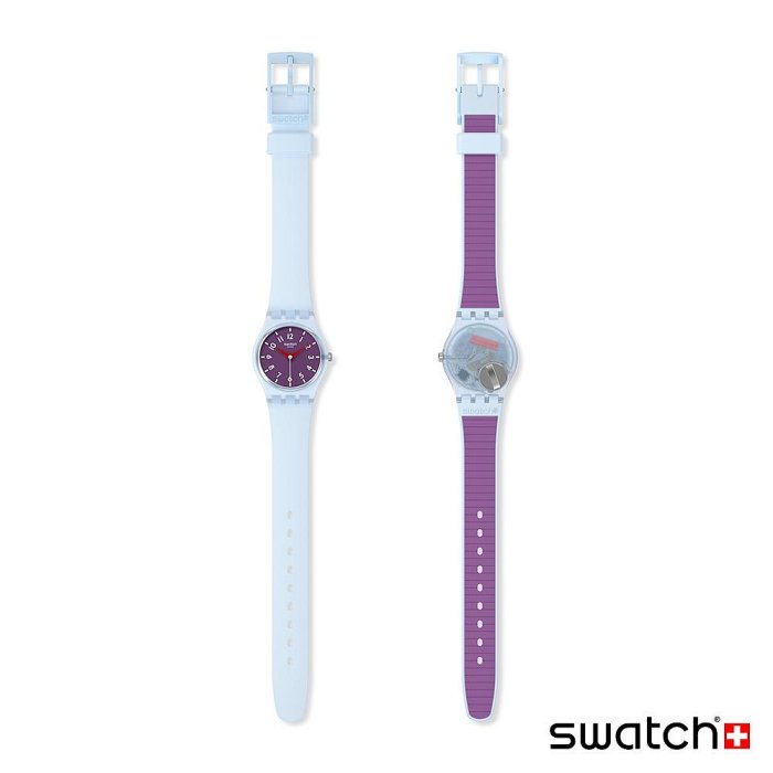 Swatch Lady 原創系列手錶 POWDER PLUM (25mm) 女錶 手錶 瑞士錶 錶