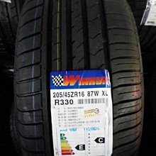 ***天下第一輪*** WINRUN 穩盛輪胎R330 205/45/16 完工價2100