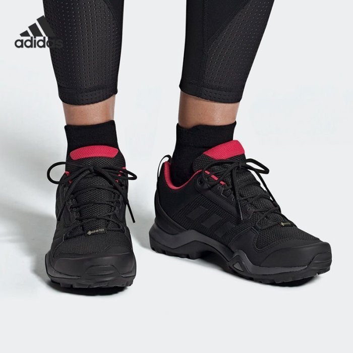 100原廠％Adidas愛迪達戶外鞋女TERREX AX3 GTX W減震耐磨防滑休閑徒步鞋BC0572