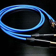 ((線材小舖)) DJ專用 日本工藝 CANARE四芯 NEUTRIK鍍金6.3轉RCA 高級訊號線