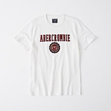 【A&F男生館】☆【Abercrombie&Fitch徽章短袖T恤】☆【AF008K2】(S-M)