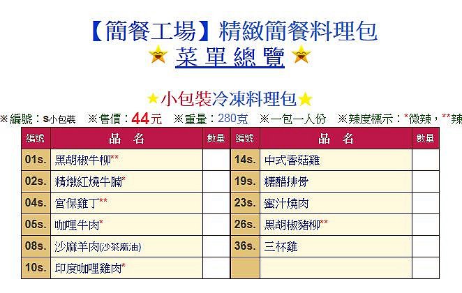 ☆【簡餐工場】☆17.蠔油里肌※精緻簡餐冷凍料理包/調理包