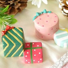 ArielWish日本DECOLE CONCOMBRE聖誕節禮物立體蝴蝶結禮物盒情人節交換禮物擺飾品拍照道具-兩款絕版品