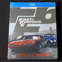 [藍光先生BD] 玩命關頭6 Fast & Furious 6 限量鐵盒版 ( 傳訊正版 ) -【 帝國警戒 】巨石強森