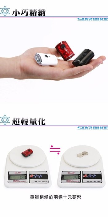 【白鳥集團】STARBIKE小鋼炮MINI USB鋰充電尾燈(16g)~座管、後下叉、安全帽、坐墊袋、背包