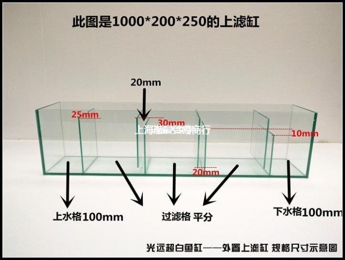 現貨熱銷-超白魚缸外置上濾缸 頂濾缸金晶玻璃魚缸水草缸超白龜 海水套缸滿仟免運