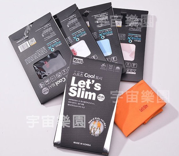 【兒童冰袖】韓國 Let's Slim 冰袖 防曬 防紫外線 涼感 手套 袖套 抗UV