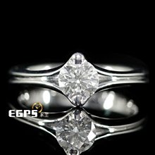 【永久流當品】結婚鑽戒 天然鑽石 0.50CT 鑽石戒指 單顆 結婚鑽戒 RNQ1284