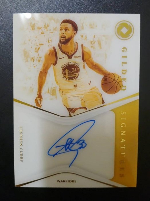 1元起標～2019-20 Stephen Curry opulence auto /10 咖喱柯瑞 金國寶壓克力面簽名卡 金版 限量10張 卡面簽