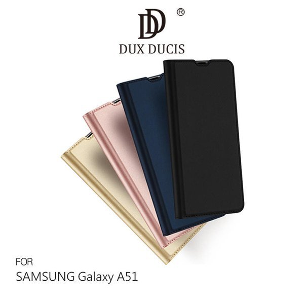 DUX DUCIS SAMSUNG Galaxy A51 4G SKIN Pro 皮套 掀蓋 插卡【出清】