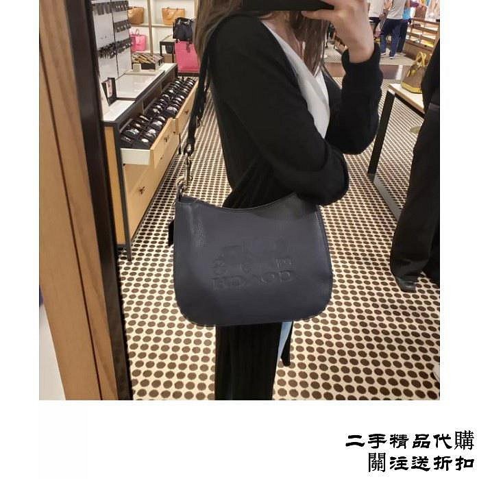 二手精品代購COACH 72702 美國代購女士月亮包 手提包 單肩包 超低直購