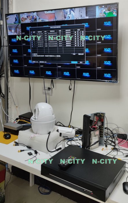 (N-CITY)NVR-36路500萬畫素H.265網路型錄放影機-4K(N9536A-V1)-可6TX4