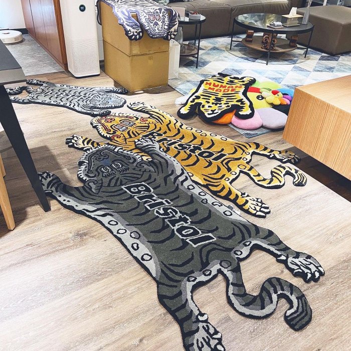 希望商店】F.C.REAL.BRISTOL BRISTOL TIGER LARGE RUG MAT 22SS