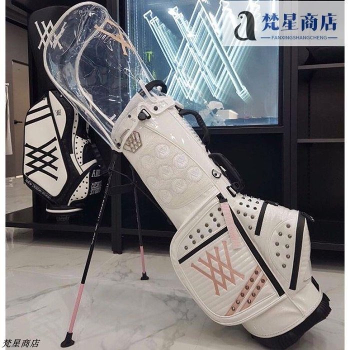 【熱賣精選】高爾夫球包 韓國ANEW男女款亮皮防水支架包golf潮流時尚anew球包