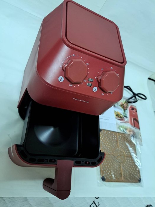 全新 recolte Air Oven 氣炸鍋 (Red)