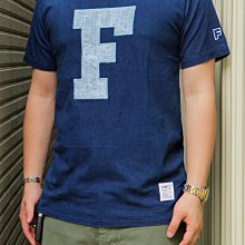 FDMTL 23SS  FA23/ITE17 BORO 刺子 大F LOGO 短袖 短TEE 上衣 藍染