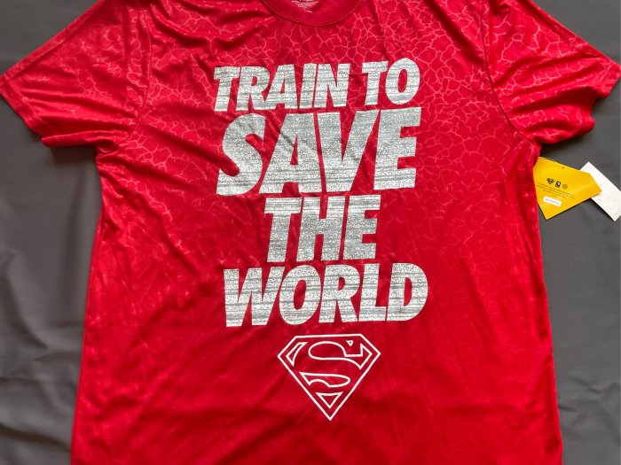 全新DC Comics超人Superman Train to Save the World運動短TSZ M/L台中可面交