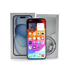 【台中青蘋果】Apple iPhone 15  藍 128G 6.1吋 蘋果手機 僅開通驗機 #86260