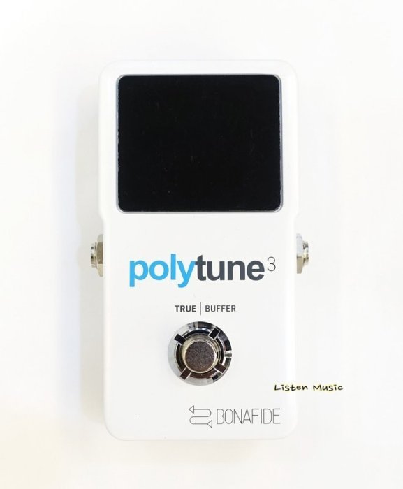 立昇樂器公司貨TC Electronic PolyTune 3 地板式調音器Buffer 效果器