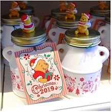 ArielWish日本東京迪士尼2019聖誕節限定小熊維尼winne冬季耶誕節聖誕老公公禮物牛奶罐造型蘋果肉桂紅茶罐絕版