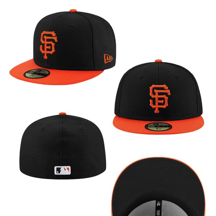 NEW ERA 59FIFTY 5950 MLB 球員帽 舊金山 巨人 黑/橘 棒球帽 鴨舌帽 ⫷ScrewCap⫸