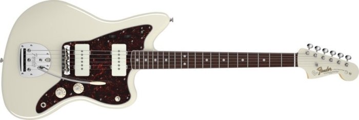 【硬地搖滾】分期0利率，Fender American Vintage 65 Jazzmaster 電吉他 奧林匹克白