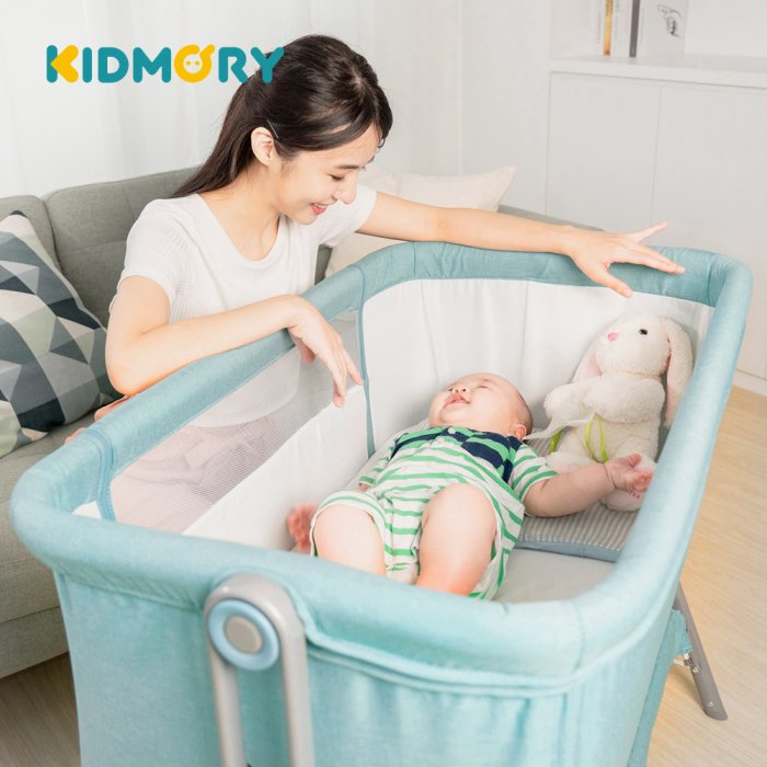 ☘ 板橋統一婦幼百貨 ☘  KIDMORY 多功能可調式床邊床 全配組