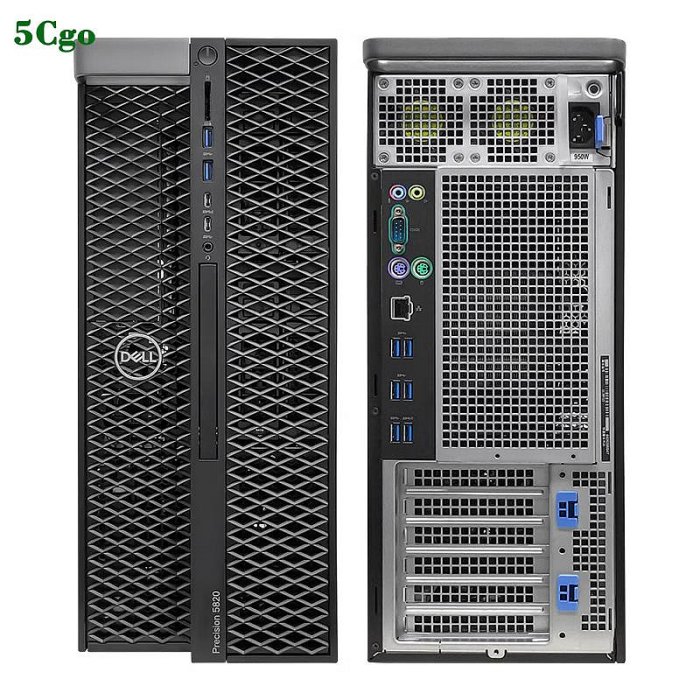 5Cgo【含稅】Dell/戴爾 T5810 T5820塔式圖形工作站桌上型電腦伺服器24核心設計師建模渲染DDR4主機