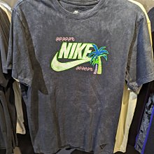 南🔥2023 5月 NIKE Sportswear 短袖上衣 短T 海灘 水洗 棉質 男款 黑 FB9789-010