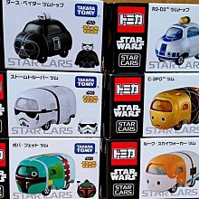 海神坊=日本原裝空運 TOMY 多美 星際大戰 STAR WARS 6入 黑武士/突擊隊/天行者/R2-D2 合金模型車