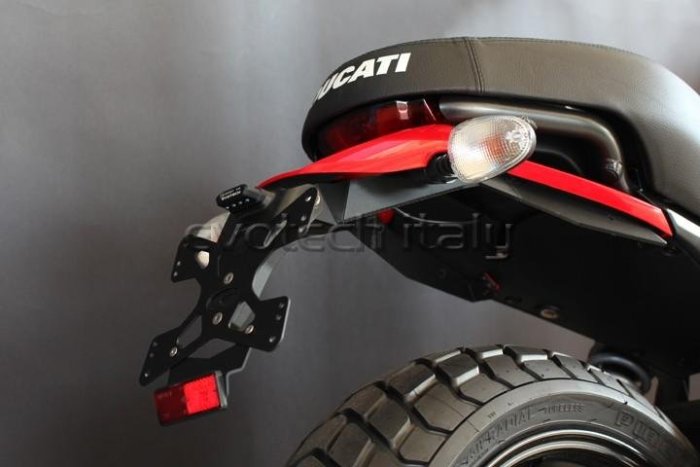 DNS部品 EVOTECH 鋁合金短牌架 DUCATI SCRAMBLER ICON FULL THROTTLE