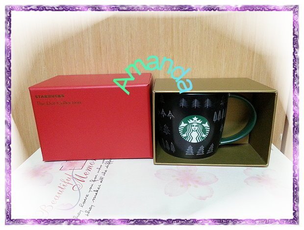 星巴克 Starbucks 2015聖誕節上市 全新 耶誕森林馬克杯禮盒(12oz)(特價)~另有隨行杯/不鏽鋼杯