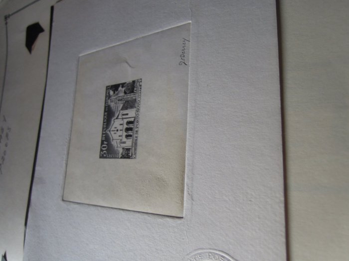 （郵行）達和美1966「波特挪伐修道院古建築」試模張(Die Proof)-發行在10張以內-郵展好素材