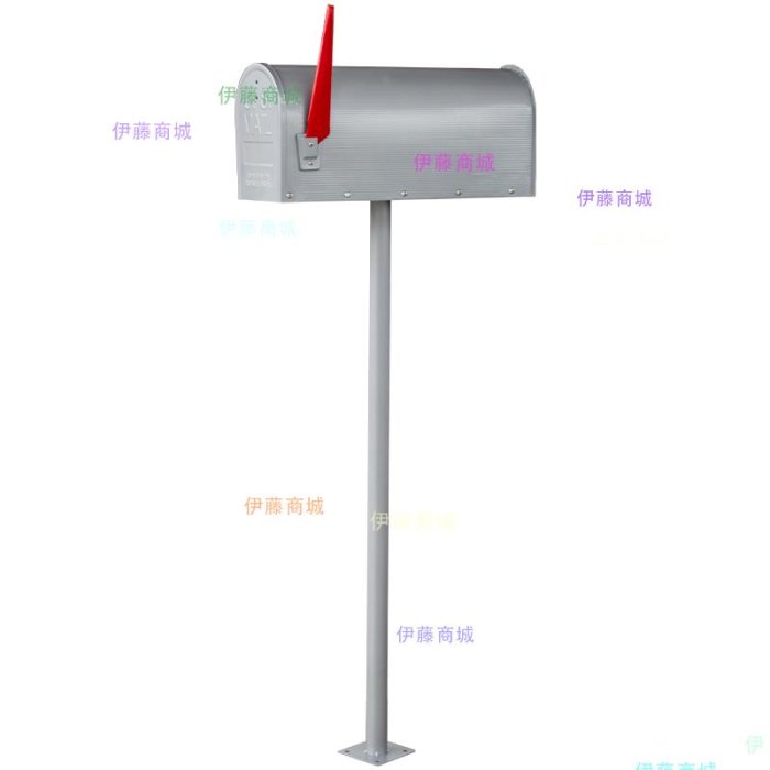 【伊藤商場】美式別墅信箱大號室外防雨報箱戶外郵箱帶鎖鄉村田園郵筒裝飾特惠