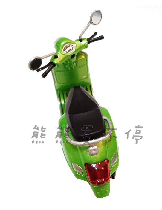 [在台現貨] 偉士牌 Vespa GTS 摩托車 125CC 2017年 綠色 機車 1/18 仿真 合金 摩托車模型