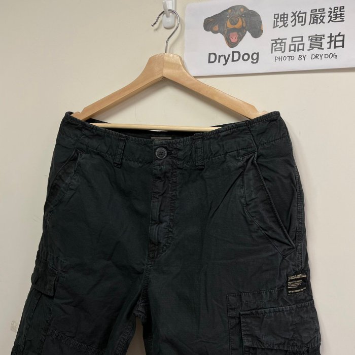 跩狗嚴選 極度乾燥 Superdry Parachute 短褲 多口袋 耐磨 輕量 工作褲 斯里蘭卡製 水洗黑 工作短褲