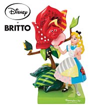 Enesco Britto 愛麗絲與玫瑰 塑像 公仔 精品雕塑 愛麗絲夢遊仙境 迪士尼 Disney【295593】