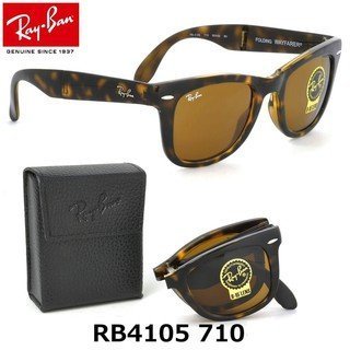 [P S] 全新正品 RayBan 太陽眼鏡 RB4105 710 玳瑁色 rb2140折疊款-比2140更適合亞洲人