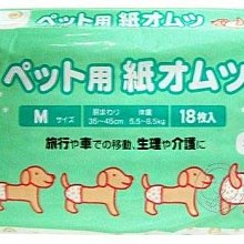 【??培菓寵物48H出貨??】日本inuneru˙寵物免洗尿褲/生理褲【M號】18入 特價275元 (蝦)