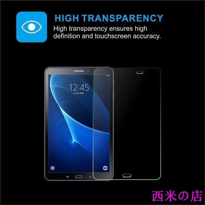 西米の店適用於 Samsung Galaxy Tab E 8.0 SM-T375 T377 T377A 全新透明高清鋼化玻