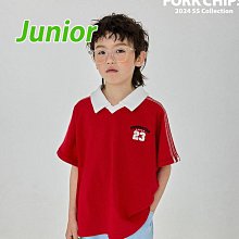 JS~JXL ♥上衣(RED) FORK CHIPS-2 24夏季 FOR240404-026『韓爸有衣正韓國童裝』~預購