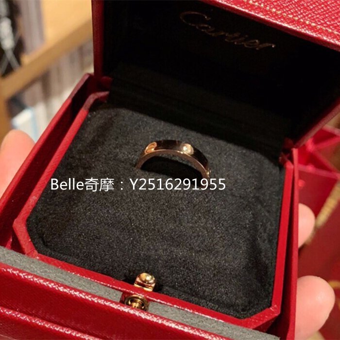 流當奢品 Cartier 卡地亞 LOVE 結婚戒指系列 18K玫瑰金1顆鑽石戒指 B4050700 真品現貨