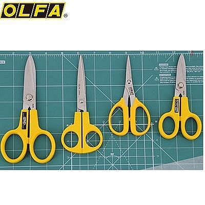 全館免運OLFA日本原裝進口 不銹鋼鋸齒狀剪刀SCS1/2/3/4裁縫布藝剪刀可開發票