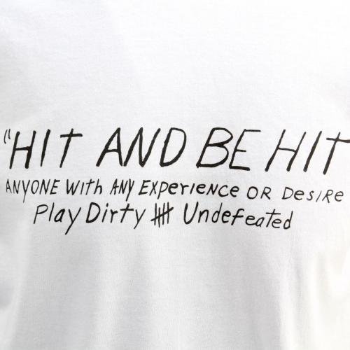 【超搶手】】全新正品 最新款 UNDEFEATED HIT AND BE HIT TEE 黑 白 灰 S M L XL