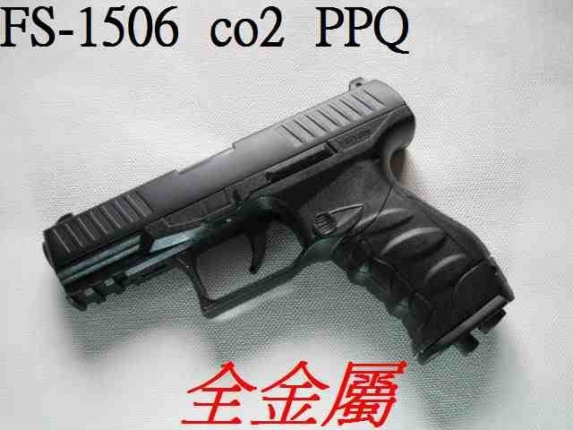 生存遊戲-MADE IN TAIWAN AC-1005 PPQ全金屬CO2直壓槍 (BB槍BB彈瓦斯CO2空氣玩具