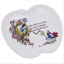 大賀屋 造型盤 白雪公主 蘋果 飾品盤 餐盤 收納 家居 迪士尼 公主 日本製 陶瓷 正版 授權  L00010539