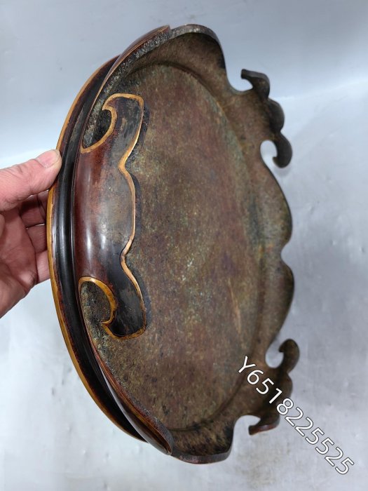 F88.7紫銅純手工鏨刻浮雕鎏金象首爐，重44800克，17760618古玩 收藏 古董