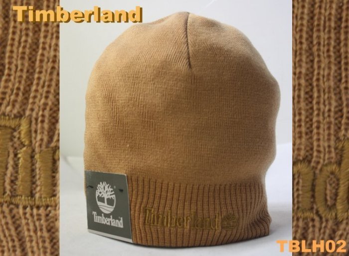 【TIMBERLAND 】100% 全新正品 秋冬新品 LOGO款 復古 針織 毛帽 - 駝色 ＊TBLH02＊