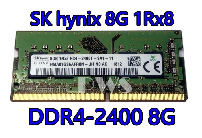 現代海力士SK hynix 4GB 1RX16 PC4-2400T-UC0-11 桌上型電腦記憶體-Taobao