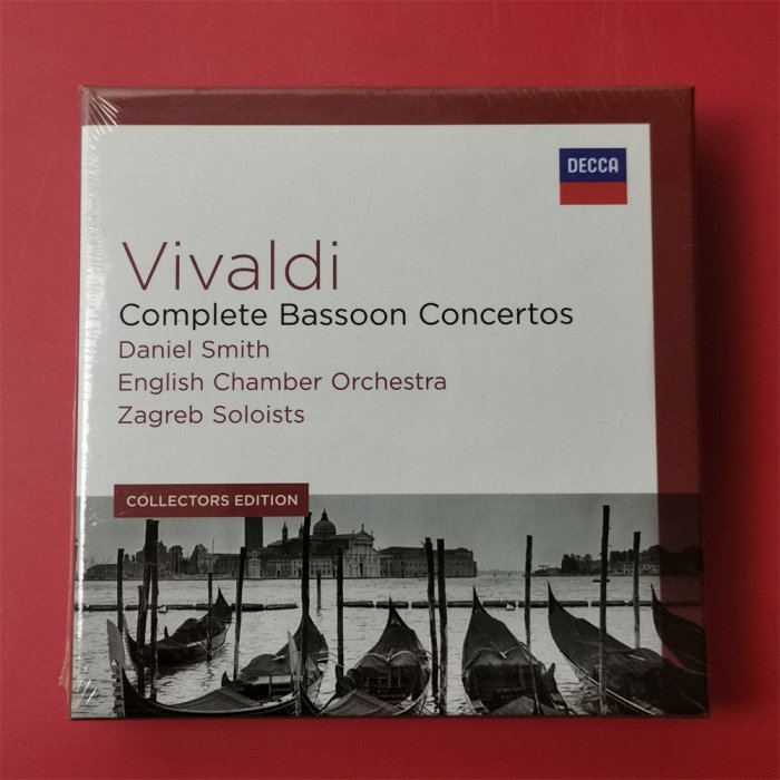 經典唱片鋪維瓦爾第 完整的巴松管協奏曲 史密斯演奏 5CD歐版全新